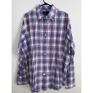Ralph Lauren Mens Plaid Button Down Shirt Long Sleeve Stretch Cotton XXL